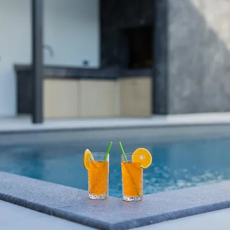 Elena With Two Pools And